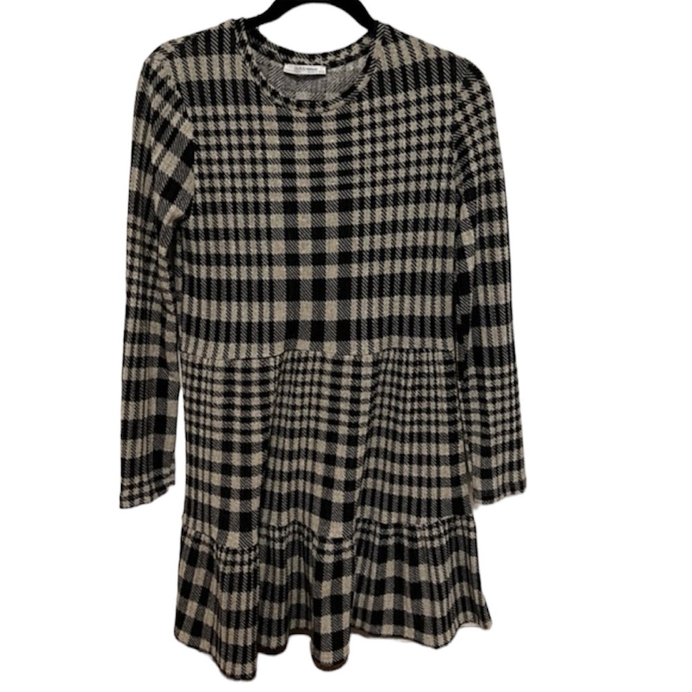 Zara Plaid Print Dress